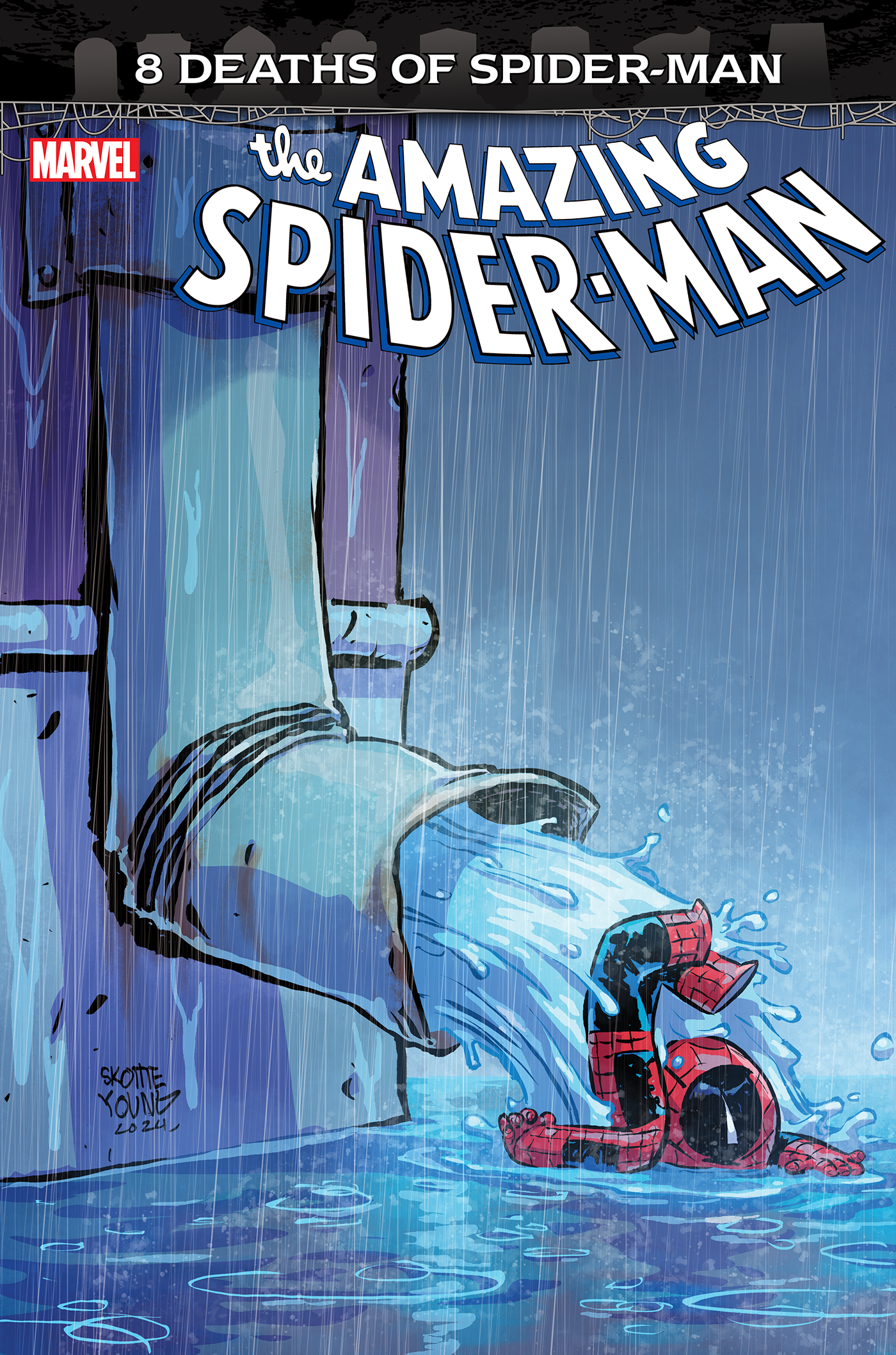 AMAZING SPIDER-MAN #66 SKOTTIE YOUNG 8 DEATHS OF SPIDER-MAN VARIANT (/22/2025)