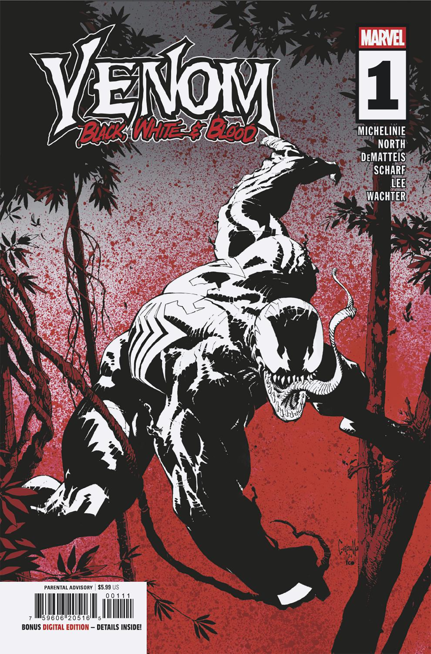 VENOM: BLACK, WHITE & BLOOD #1 (8/20/2025)
