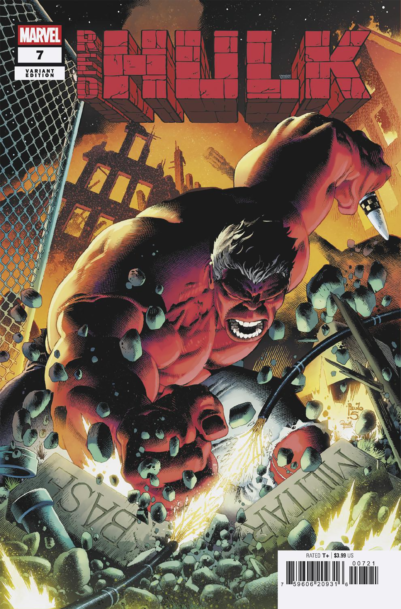 RED HULK #7 PAULO SIQUEIRA VARIANT [DOOM] (8/6/2025)