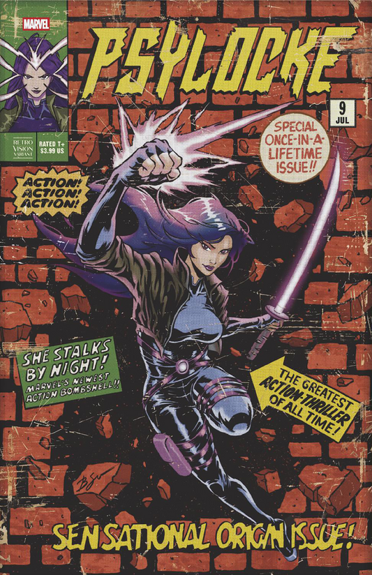 PSYLOCKE #9 BENJAMIN SU RETROVISION VARIANT (7/23/2025)