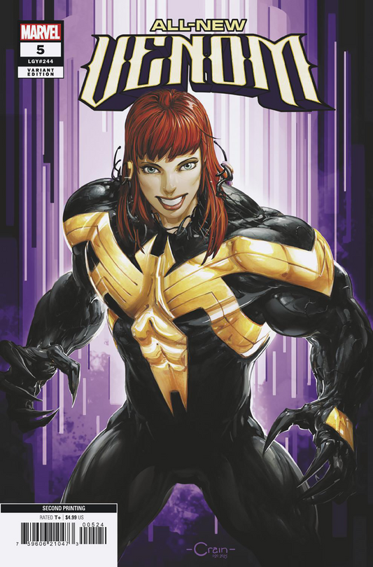 ALL-NEW VENOM #5 CLAYTON CRAIN 2ND PRINTING VARIANT (5/14/2025)