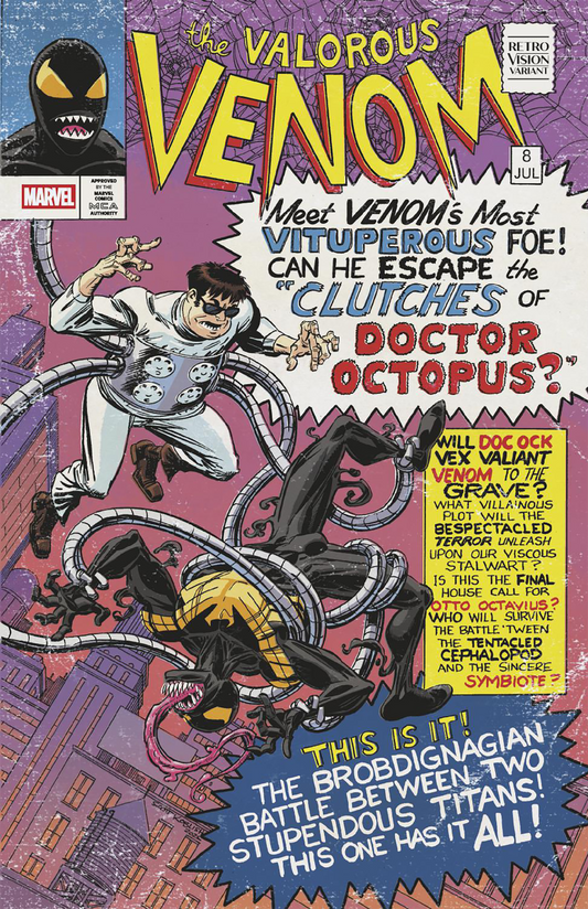 ALL-NEW VENOM #8 SCOTT KOBLISH RETROVISION VARIANT (7/2/2025)