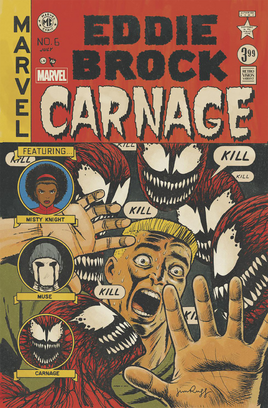 EDDIE BROCK: CARNAGE #6 JIM RUGG RETROVISION VARIANT (7/16/2025)