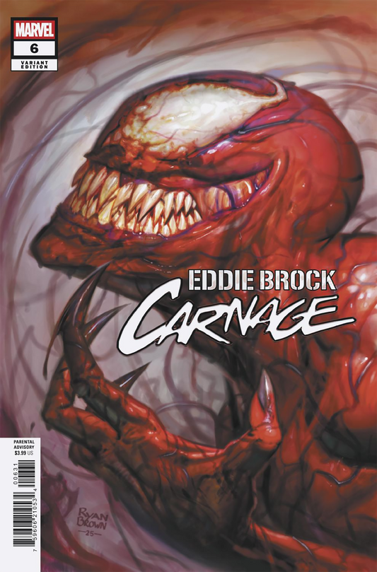 EDDIE BROCK: CARNAGE #6 RYAN BROWN VARIANT (7/16/2025)
