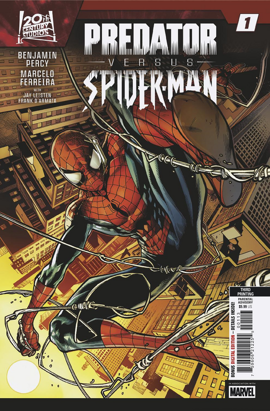 PREDATOR VS. SPIDER-MAN #1 MARCELO FERREIRA 3RD PRINTING VARIANT (7/30/2025)