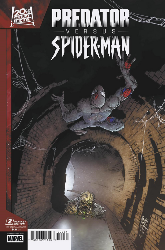 PREDATOR VS. SPIDER-MAN #2 GIUSEPPE CAMUNCOLI VARIANT (5/28/2025)