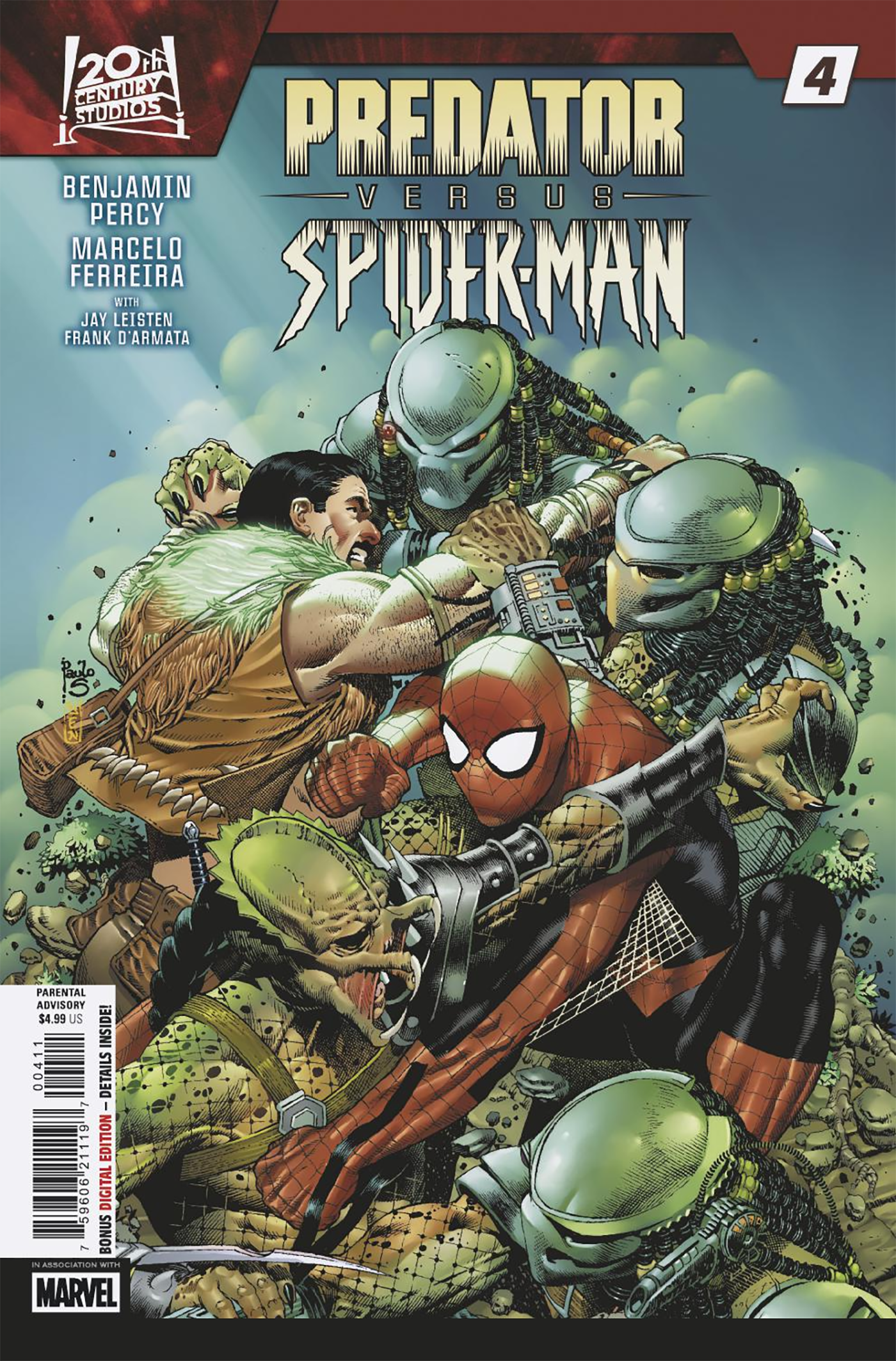 PREDATOR VS. SPIDER-MAN #4 (7/16/2025)