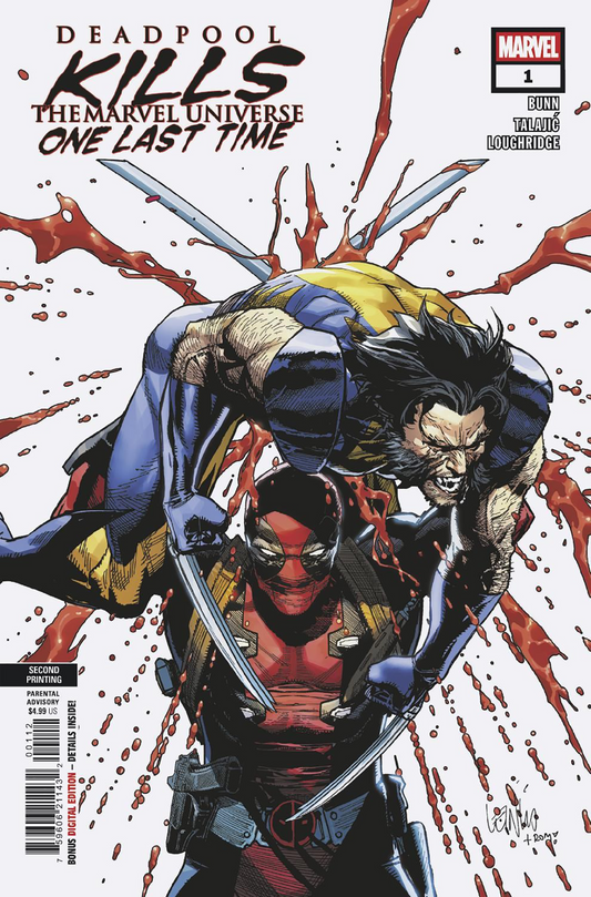 DEADPOOL KILLS THE MARVEL UNIVERSE ONE LAST TIME #1 LEINIL YU 2ND PRINTING VARIANT (5/14/2025)