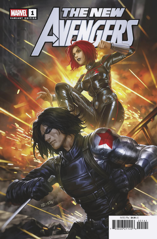 NEW AVENGERS #1 DERRICK CHEW BLACK WIDOW AND WINTER SOLDIER VARIANT A (6/11/2025)