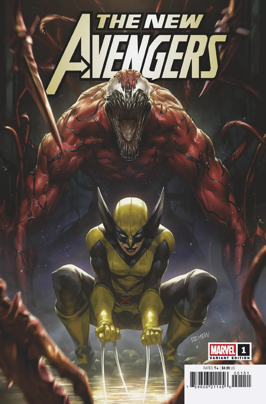 NEW AVENGERS #1 DERRICK CHEW CARNAGE AND LAURA KINNEY WOLVERINE VARIANT B (6/11/2025)