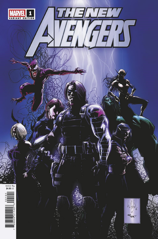 NEW AVENGERS #1 WHILCE PORTACIO SPOILER HOMAGE VARIANT (6/11/2025)