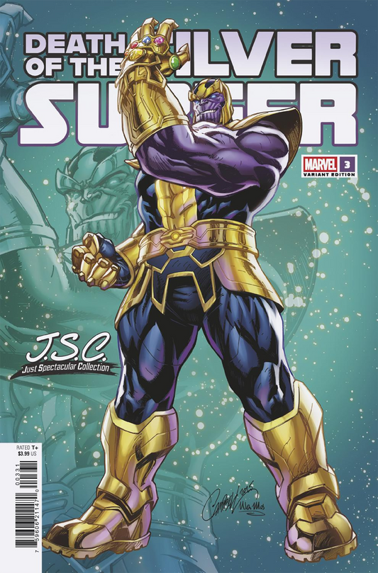 DEATH OF THE SILVER SURFER #3 J. SCOTT CAMPBELL JUST SPECTACULAR COLLECTION VARIANT (8/27/2025)