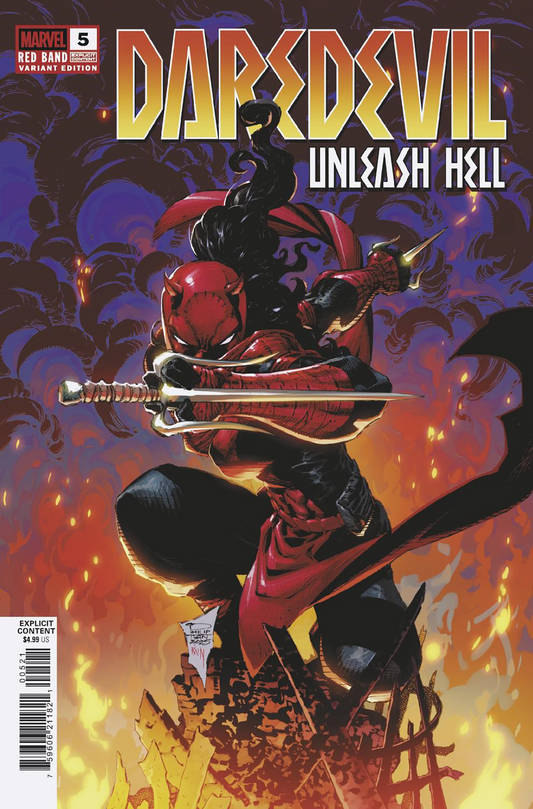 DAREDEVIL: UNLEASH HELL - RED BAND #5 PHILIP TAN VARIANT [POLYBAGGED] (5/21/2025)