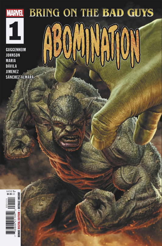 BRING ON THE BAD GUYS: ABOMINATION #1 (7/16/2025)