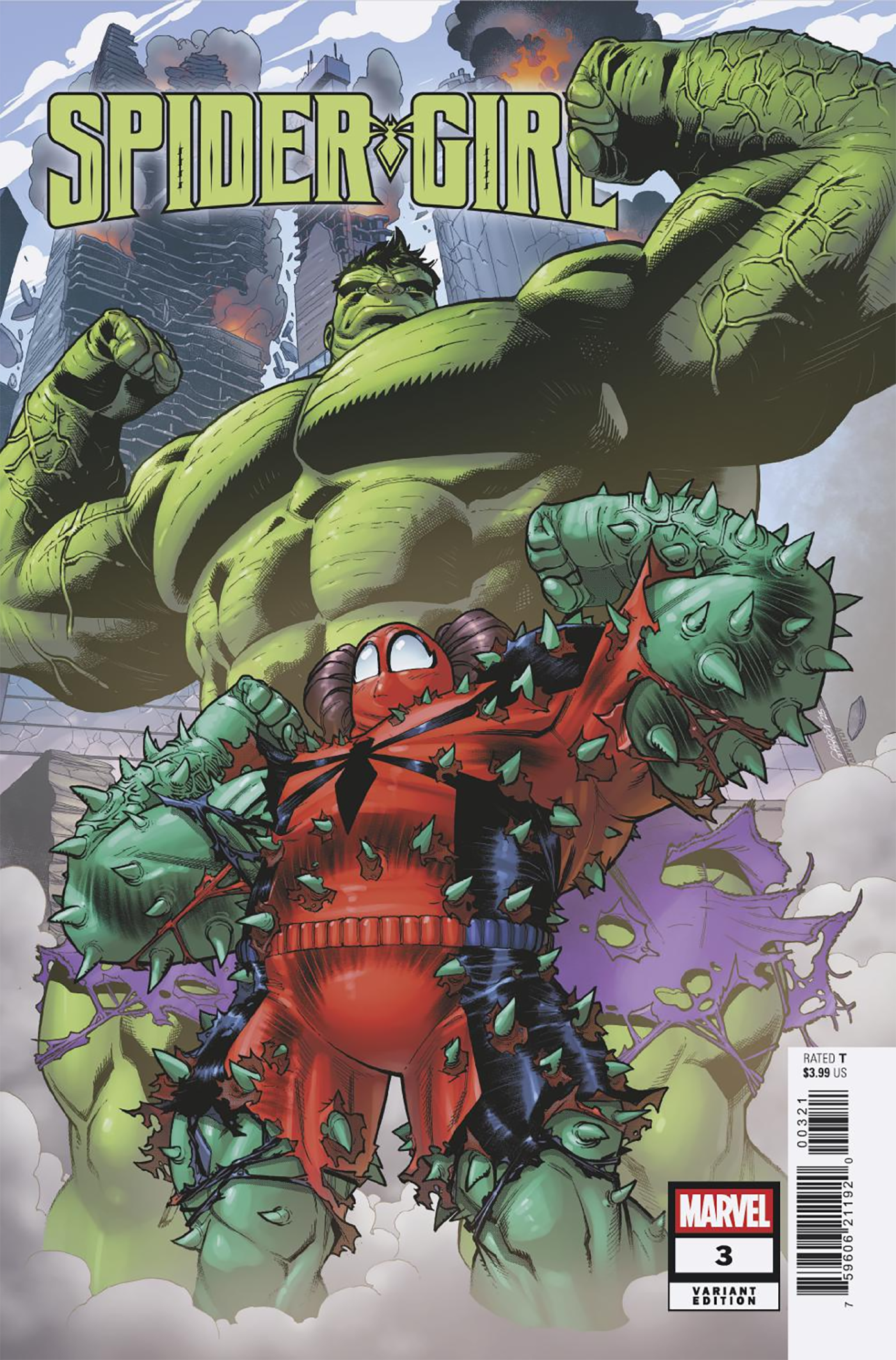 SPIDER-GIRL #3 JAVIER GARRON SPIDER-GIRL FUNHOUSE MIRROR VARIANT (8/20/2025)