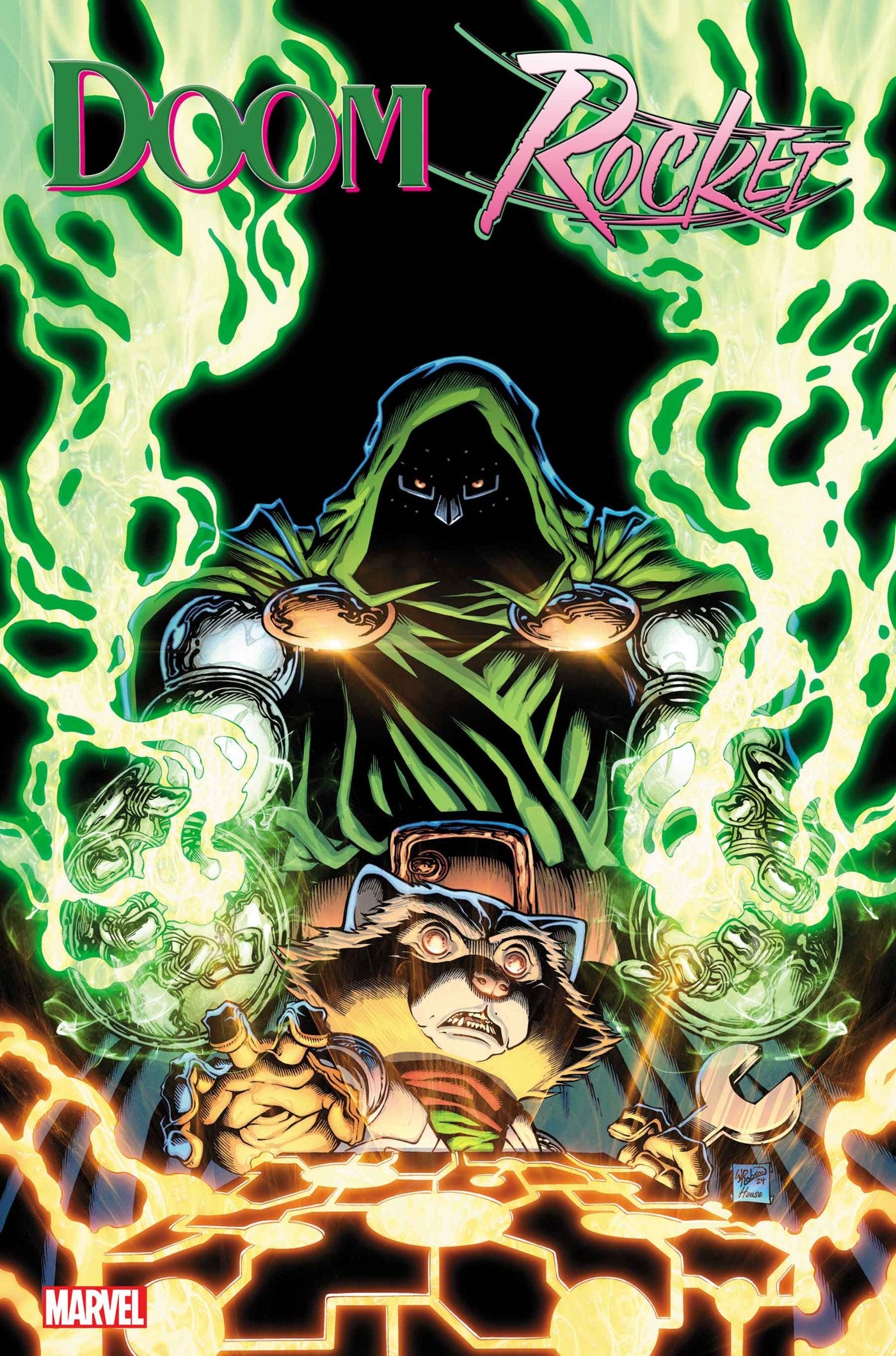 DOCTOR DOOM & ROCKET RACCOON #1 WILL ROBSON VARIANT (1/22/2025)