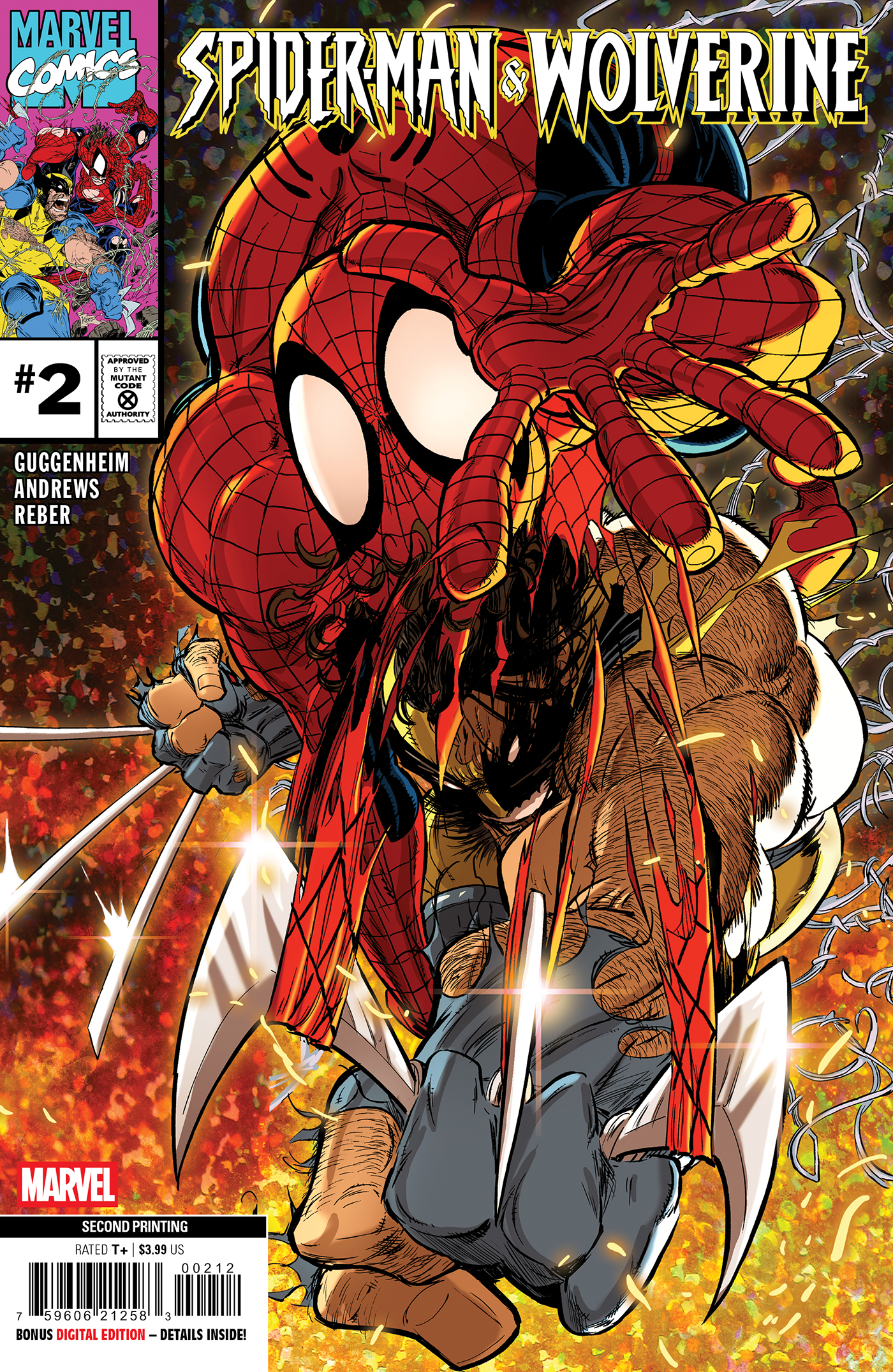 SPIDER-MAN & WOLVERINE #2 KAARE ANDREWS 2ND PRINTING VARIANT (8/6/2025)