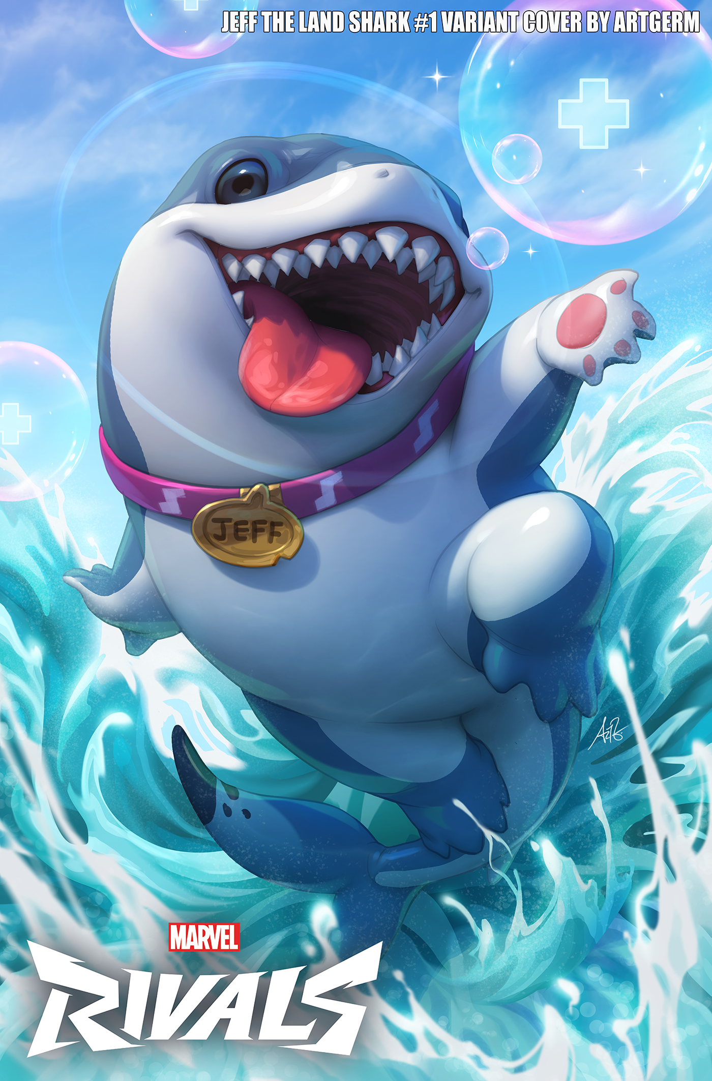 JEFF THE LAND SHARK #1 ARTGERM MARVEL RIVALS VARIANT (6/18/2025)