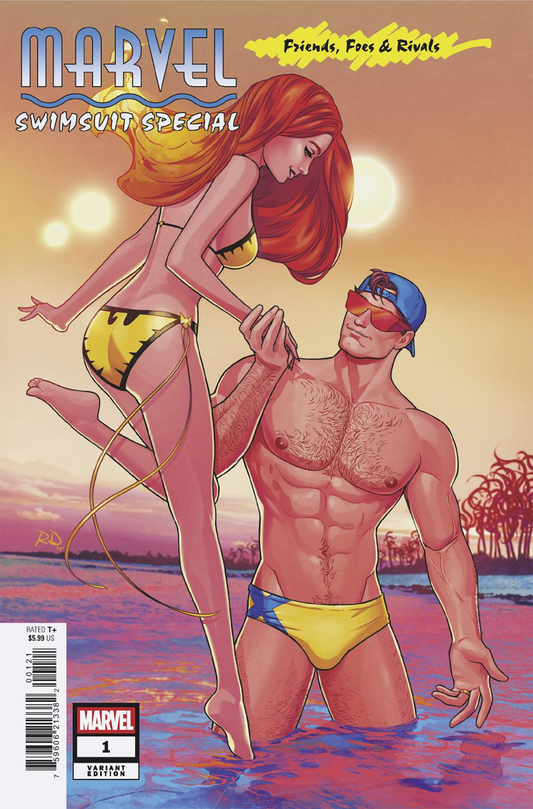 MARVEL SWIMSUIT SPECIAL: FRIENDS, FOES & RIVALS #1 RUSSELL DAUTERMAN VARIANT (7/9/2025)