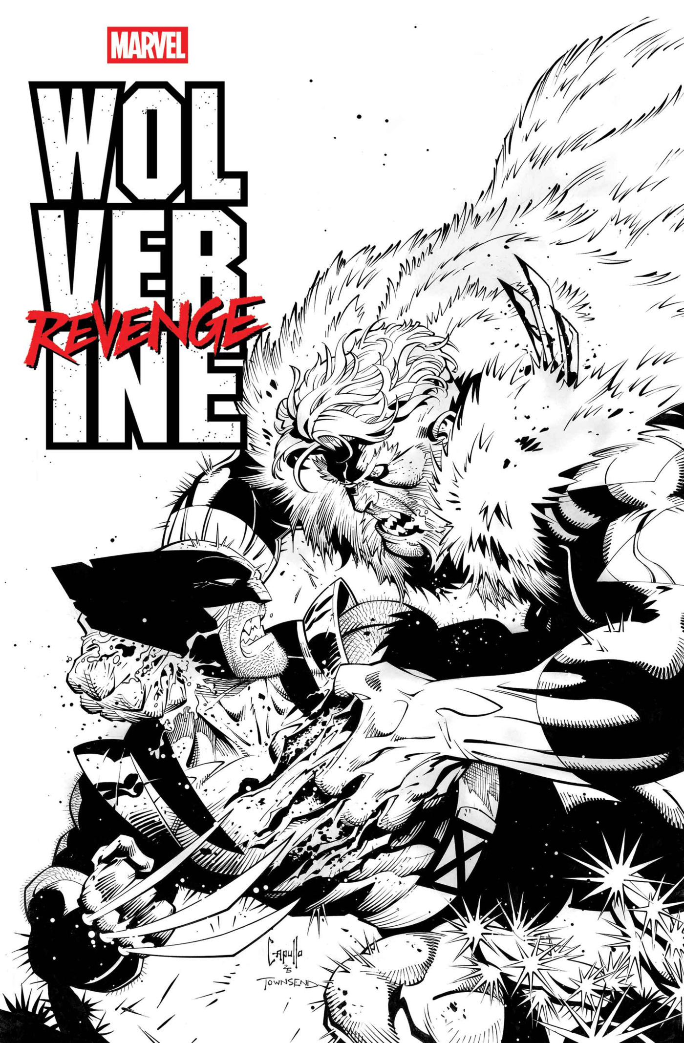 WOLVERINE: REVENGE - RED BAND: RAW - BLACK & WHITE EDITION #2 [POLYBAGGED] (8/13/2025)