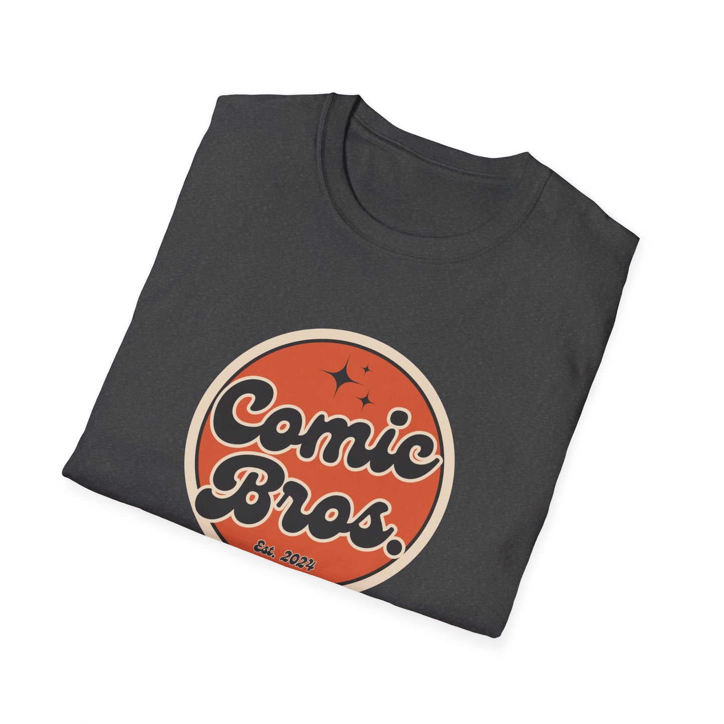 Comic Bros. Unisex Softstyle T-Shirt | Dark Heather