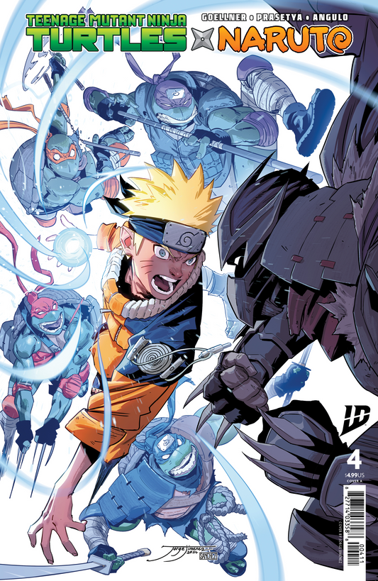 Teenage Mutant Ninja Turtles x Naruto #4 Cover A (Jiménez) (6/4/2025)