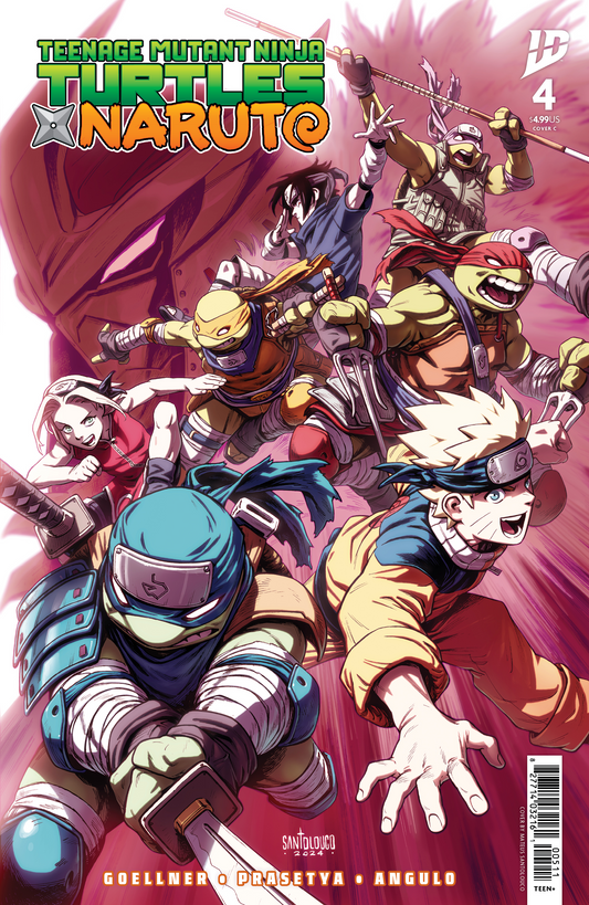 Teenage Mutant Ninja Turtles x Naruto #4 Variant C (Santolouco) (6/4/2025)