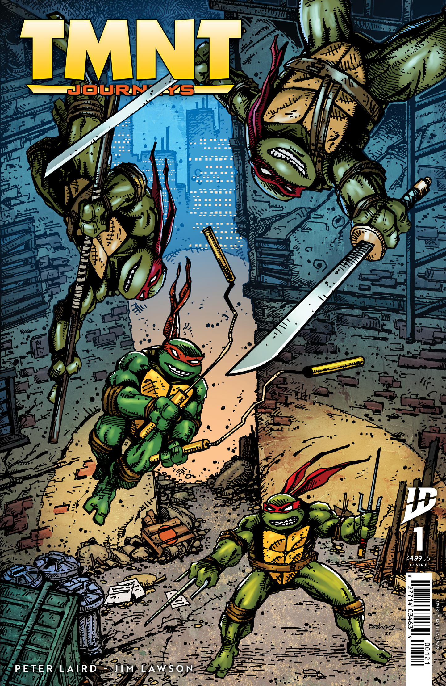 TMNT: Journeys #1 Variant B (Eastman) (8/20/2025)