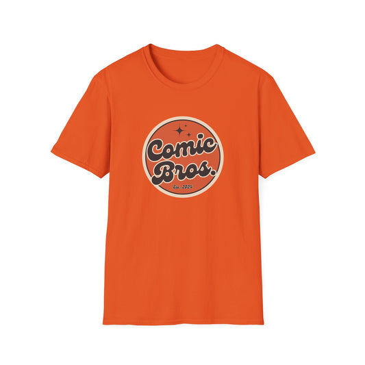 Comic Bros. Unisex Softstyle T-Shirt | Orange