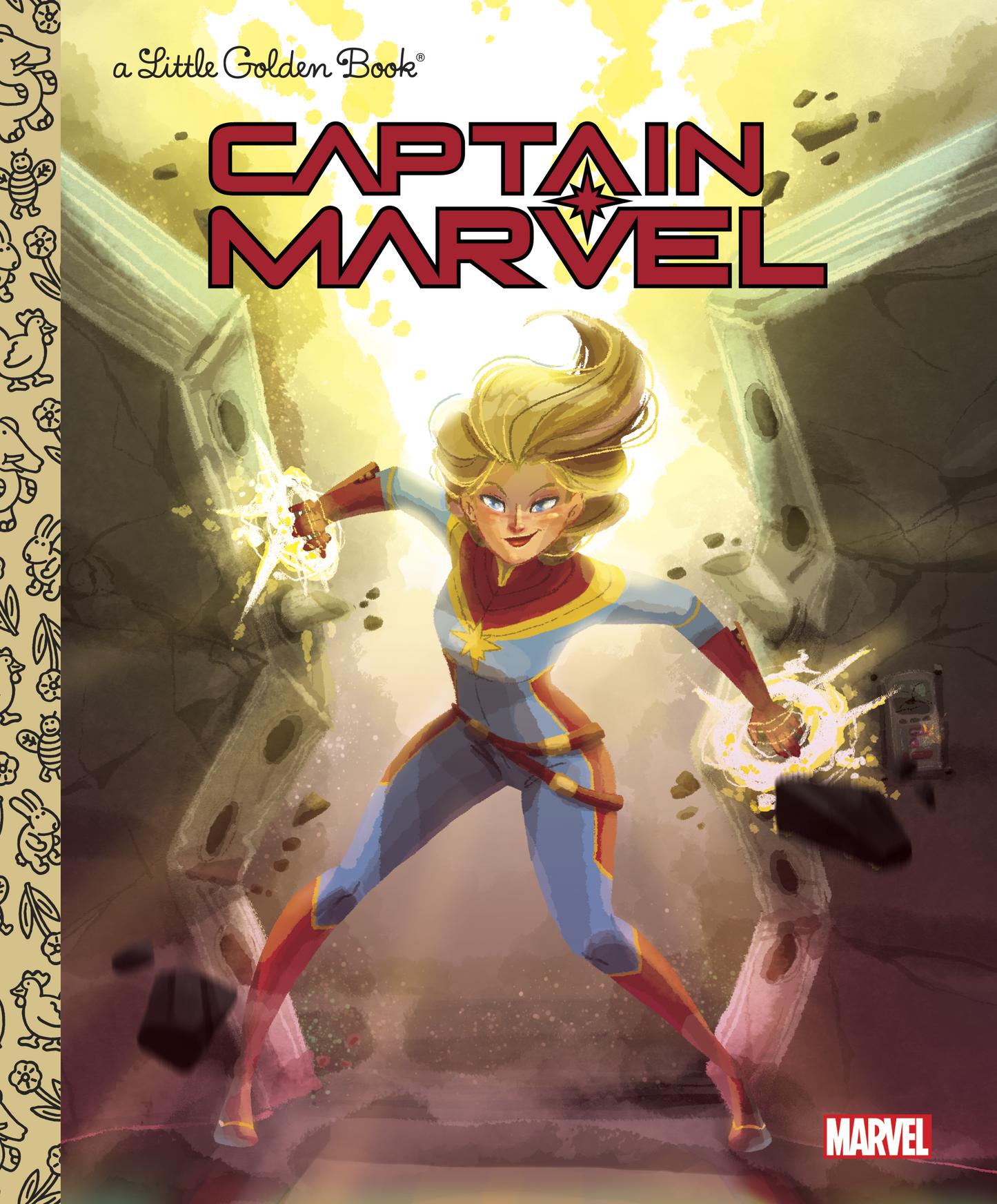 Little Golden Book | Captain Marvel Little Golden Book (Marvel)