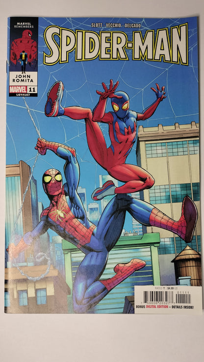 Spider-Man #11 Key Issue: ORIGIN OF SPIDER-BOY (BAILEY BRIGGS); DEBUT OF THE BIG WHEEL 2.0