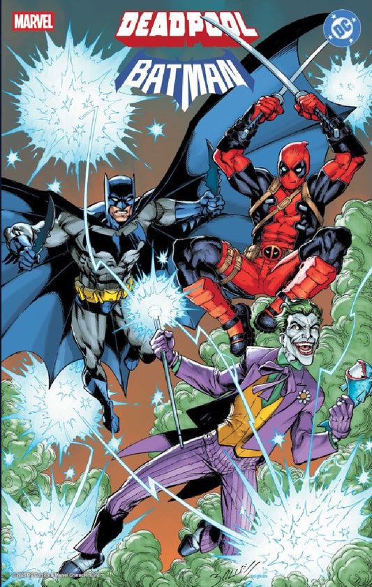 MARVEL/DC: DEADPOOL/BATMAN #1 MARK BAGLEY FOIL VARIANT (9/17/2025)