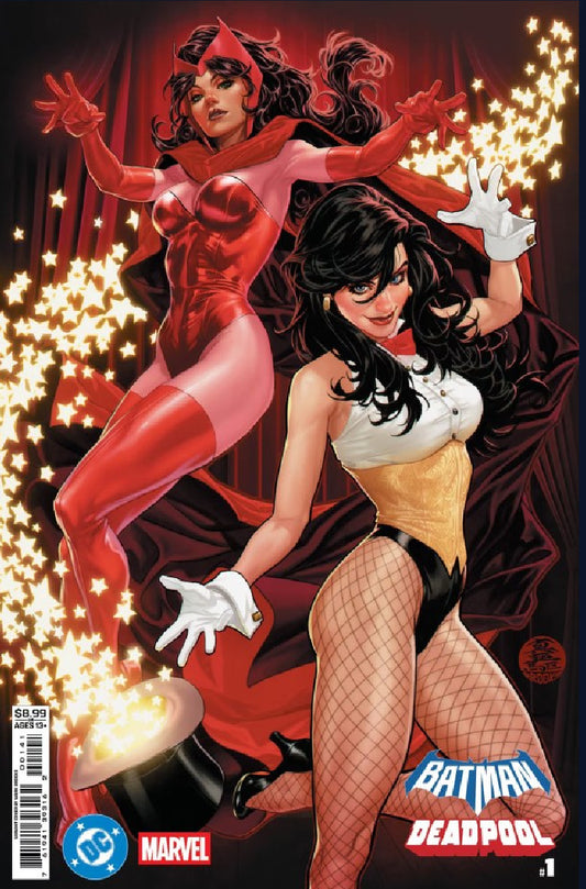 DC MARVEL BATMAN DEADPOOL #1 (ONE SHOT) CVR D MARK BROOKS ZATANNA SCARLET WITCH CARD STOCK VAR (11/19/2025)