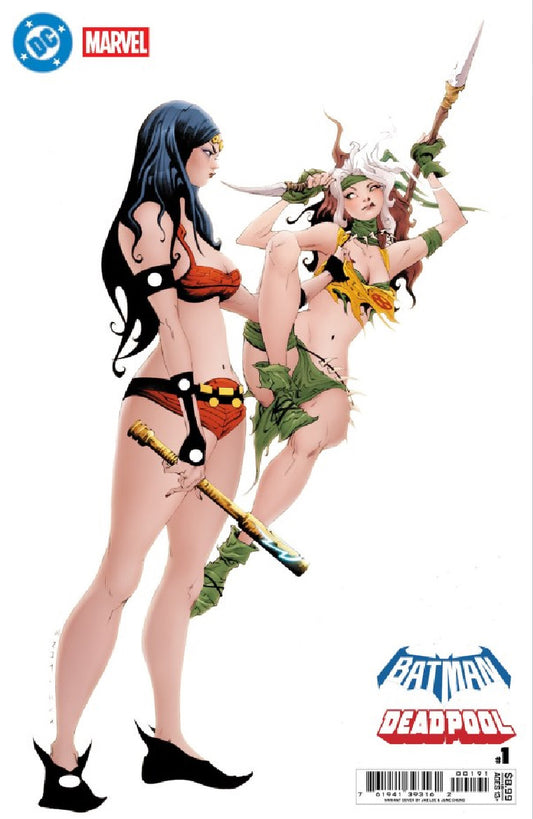 DC MARVEL BATMAN DEADPOOL #1 (ONE SHOT) CVR J JAE LEE BIG BARDA SAVAGE LAND ROGUE CARD STOCK VAR (11/19/2025)
