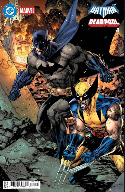 DC MARVEL BATMAN DEADPOOL #1 (ONE SHOT) CVR K JIM LEE BATMAN WOLVERINE CARD STOCK VAR (11/19/2025)