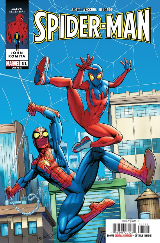 Spider-Man #11 Key Issue: ORIGIN OF SPIDER-BOY (BAILEY BRIGGS); DEBUT OF THE BIG WHEEL 2.0