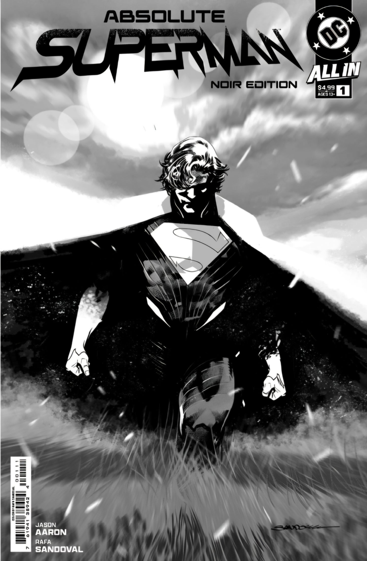 ABSOLUTE SUPERMAN NOIR EDITION #1 (ONE SHOT) CVR A RAFA SANDOVAL 12/04/24